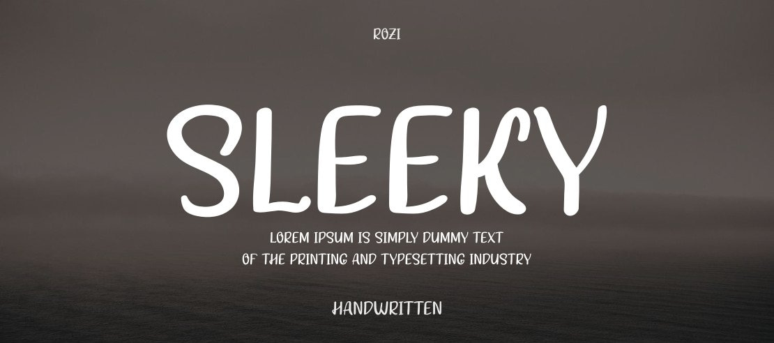 Sleeky Font