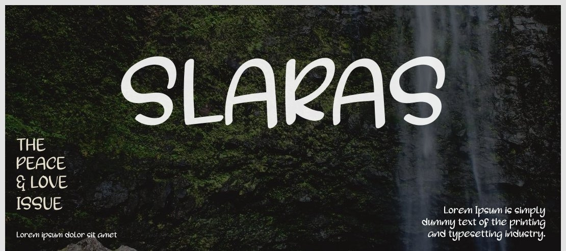 SLARAS Font