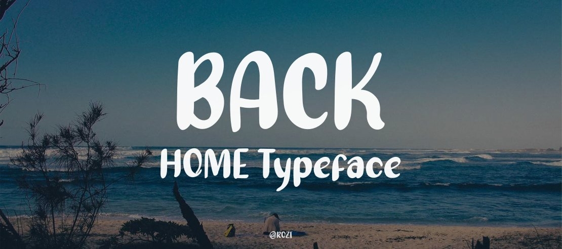 BACK HOME Font