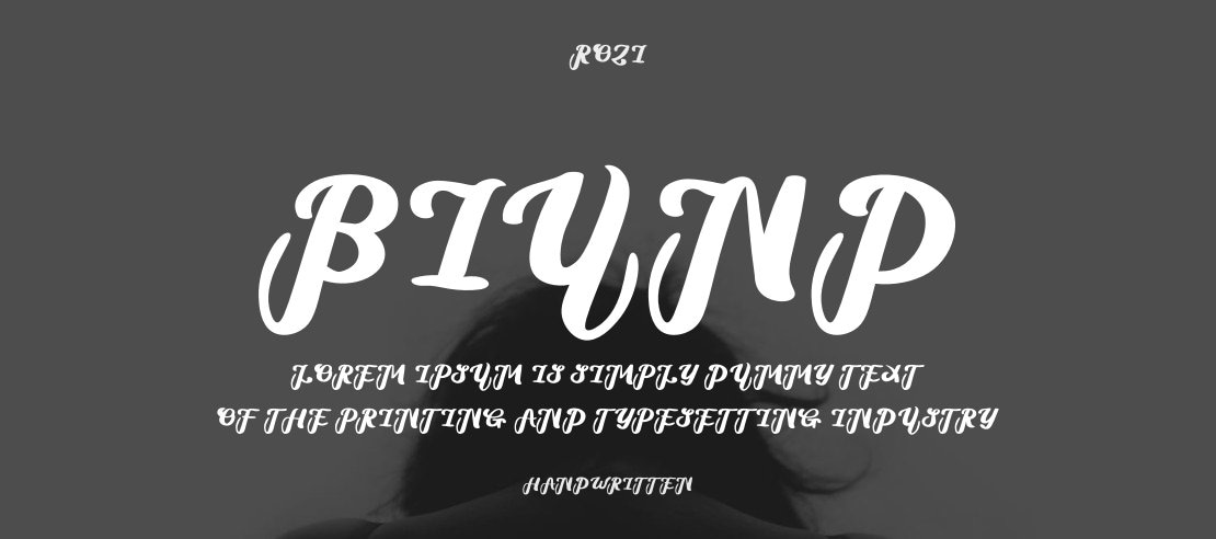 Biund Font