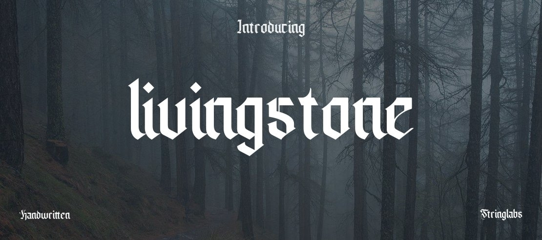 livingstone Font