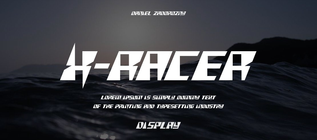 X-Racer Font Family