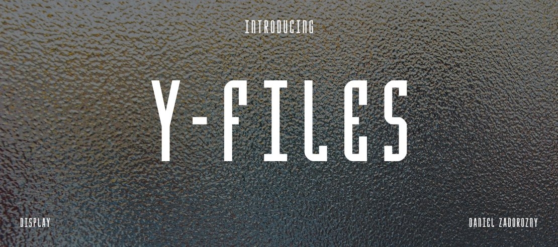 Y-Files Font Family