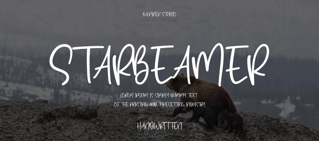 Starbeamer Font