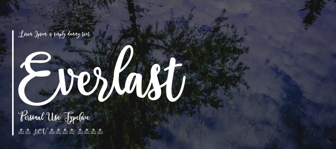Everlast Personal Use Font Download