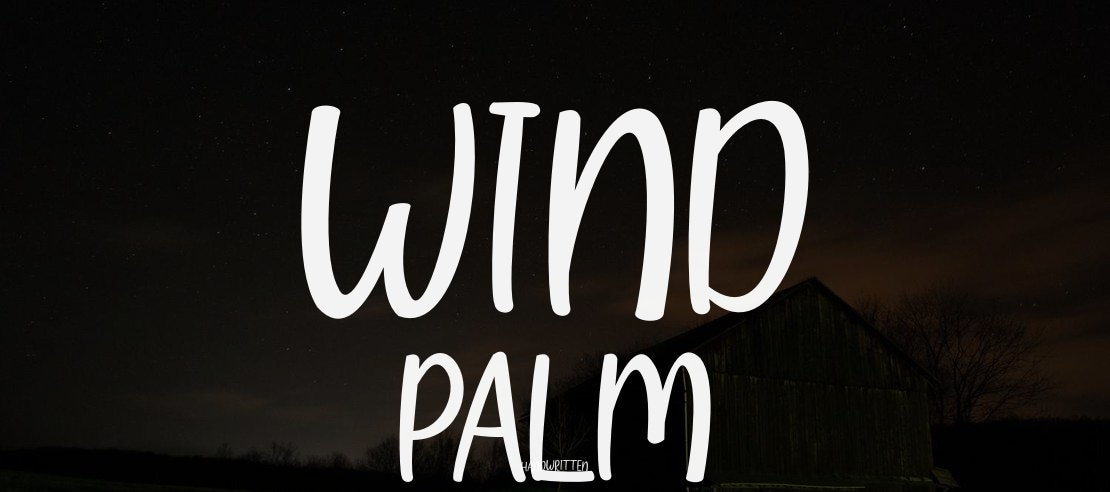 Wind Palm Font