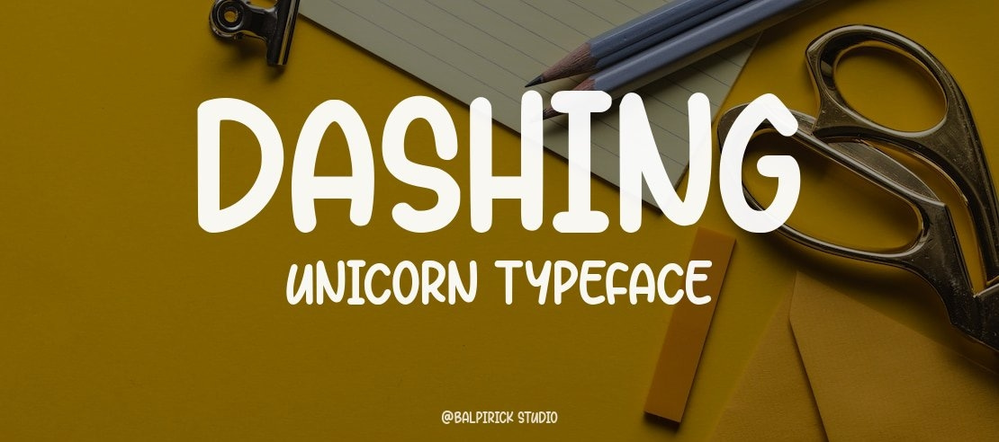 Dashing Unicorn Font