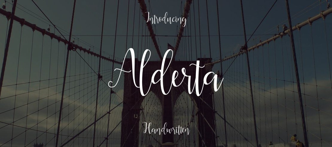 Alderta Font