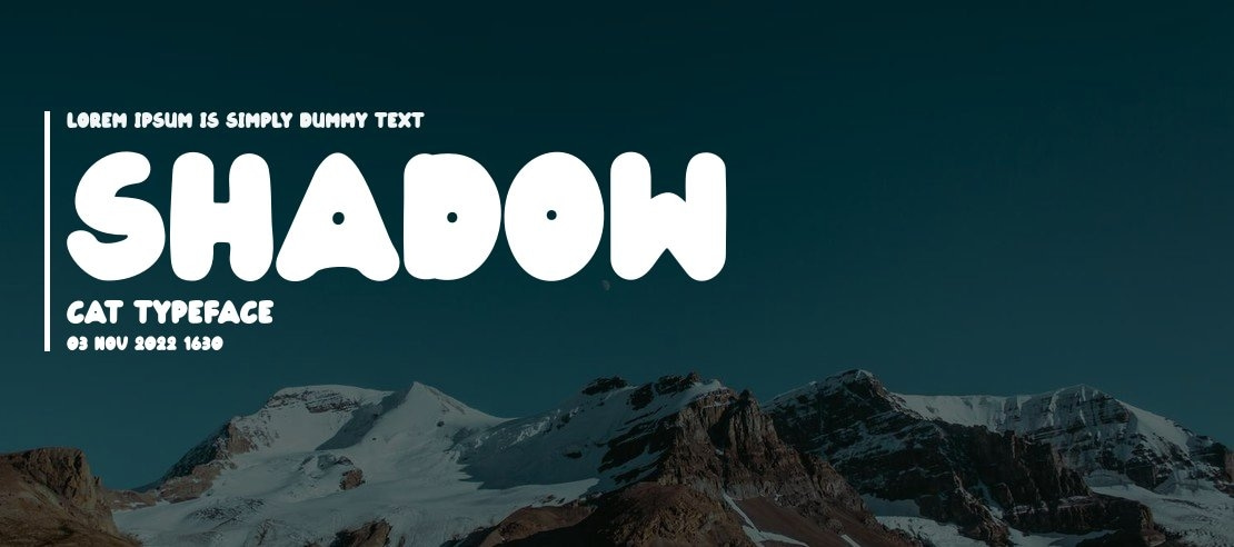 Shadow Cat Font