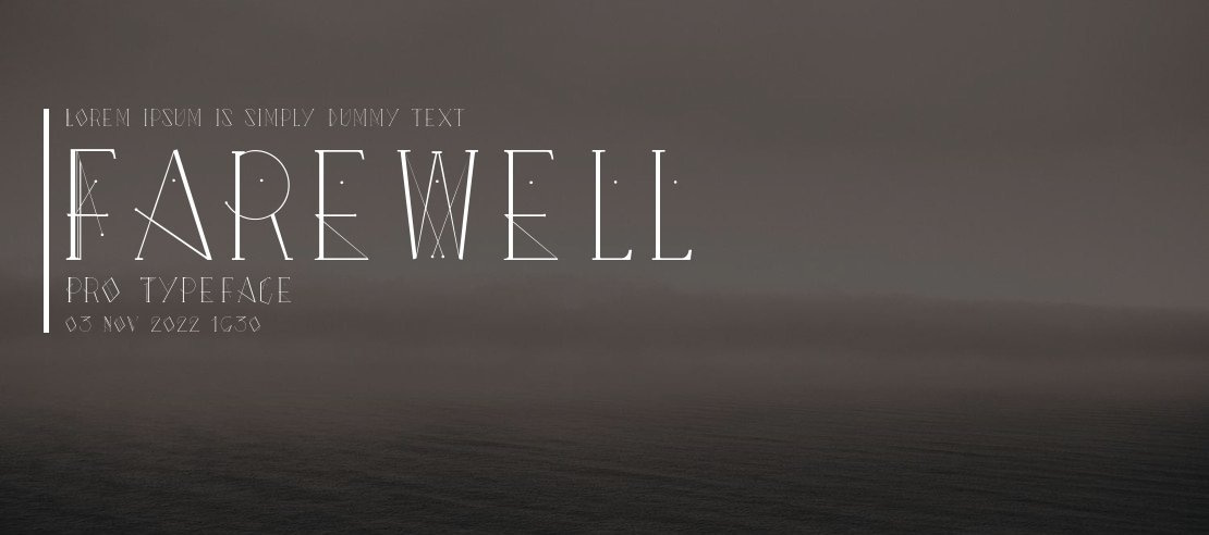 Farewell Pro Font