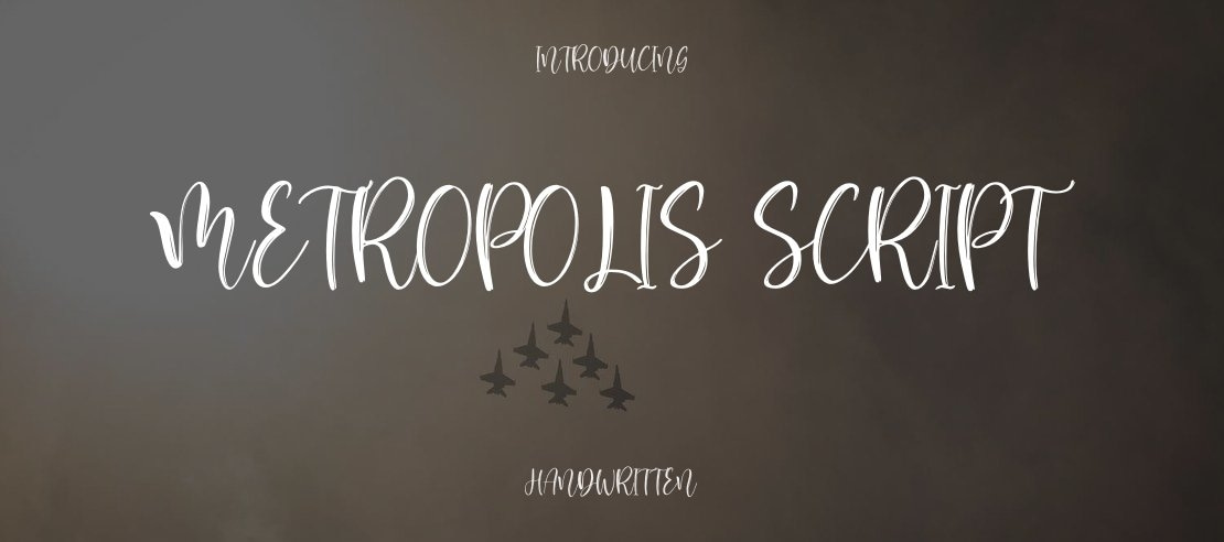 Metropolis Script Font