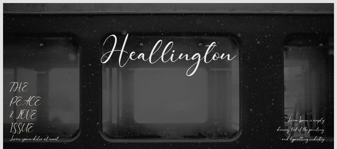 Heallington Font Family