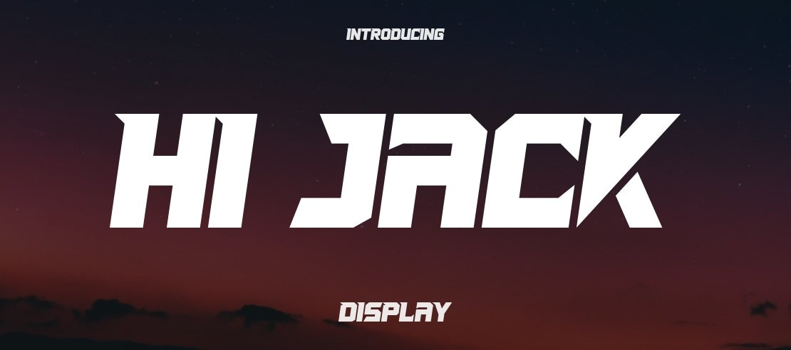 Hi Jack Font