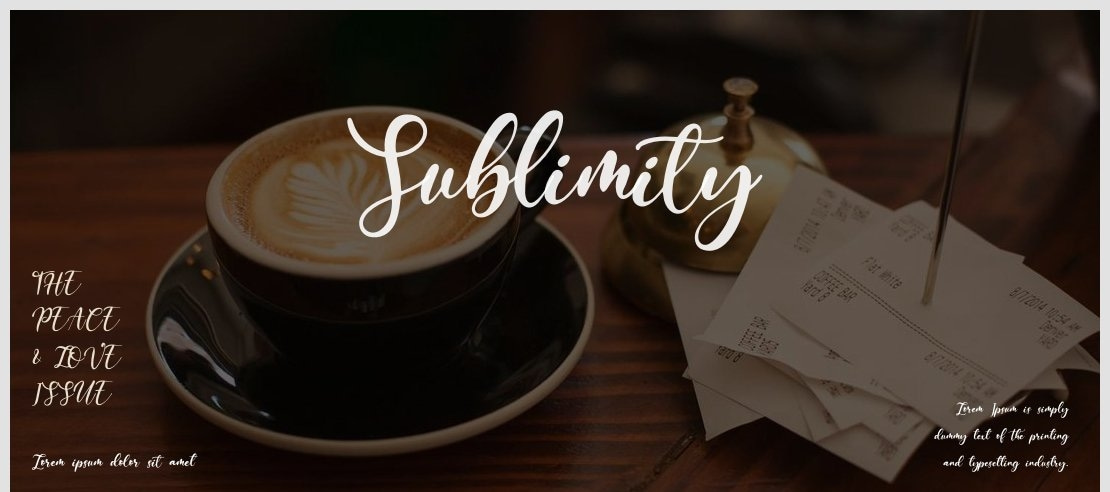 Sublimity Font Family