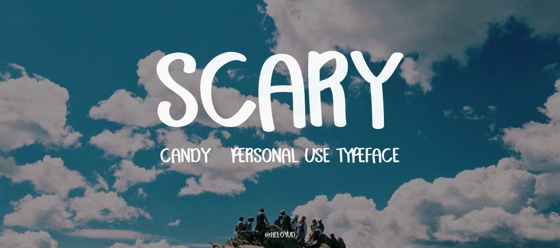 Scary Candy - Personal Use Font