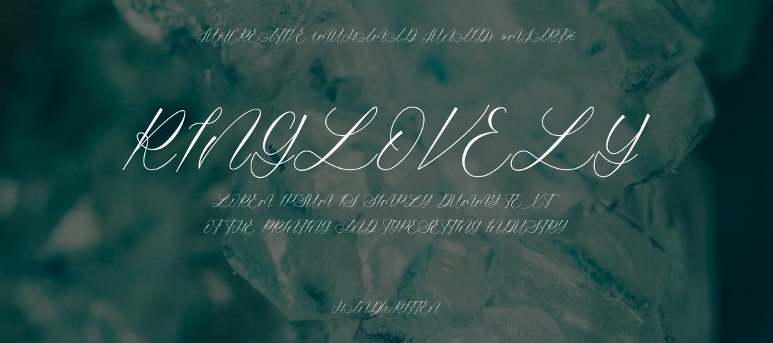 Ringlovely Font