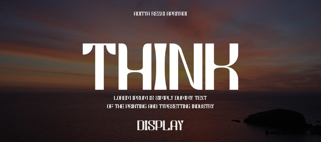 think-font-family-download-free-font-download