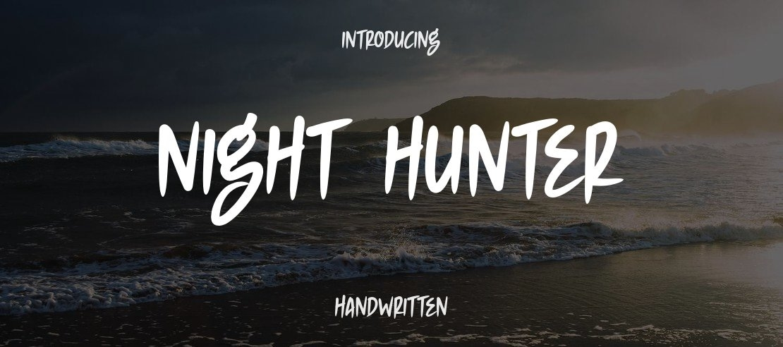 NIGHT HUNTER Font