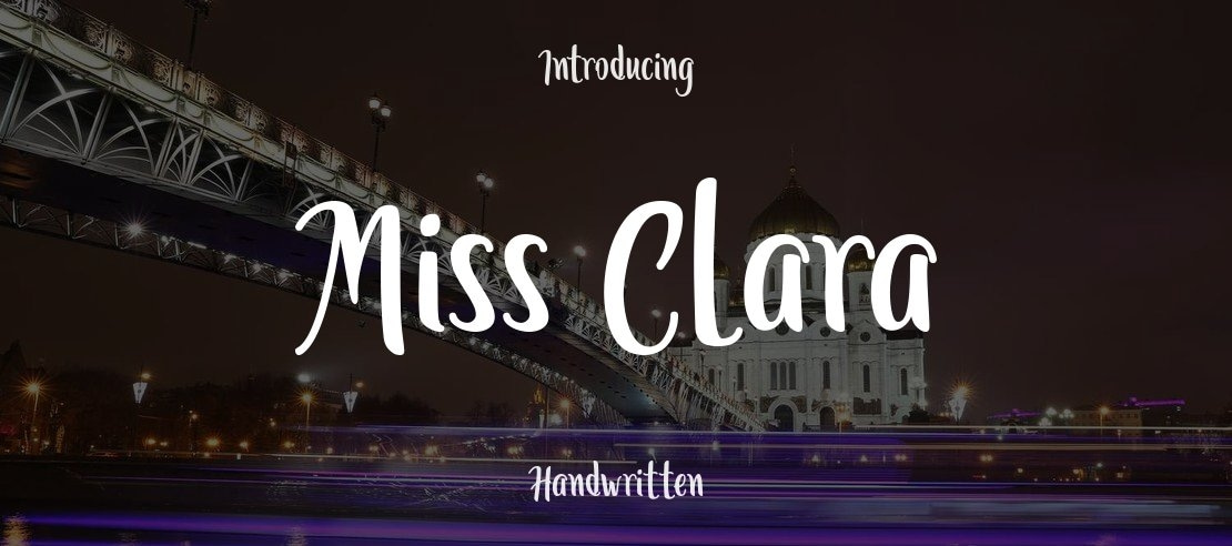 Miss Clara Font Family