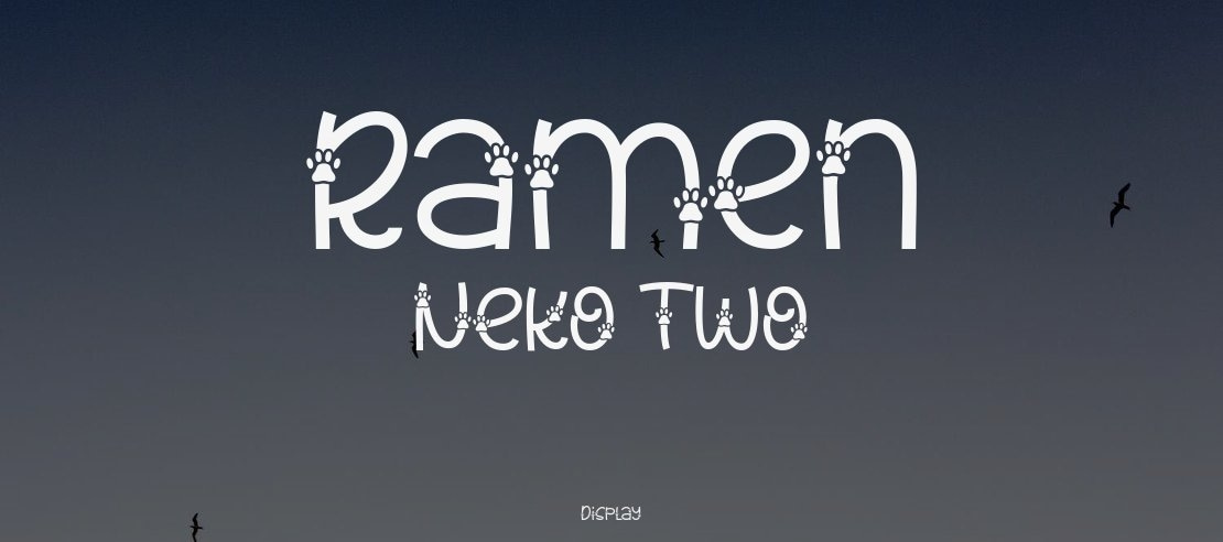 Ramen Neko Two Font Family