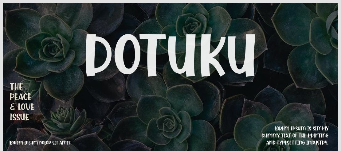 Dotuku Font Family