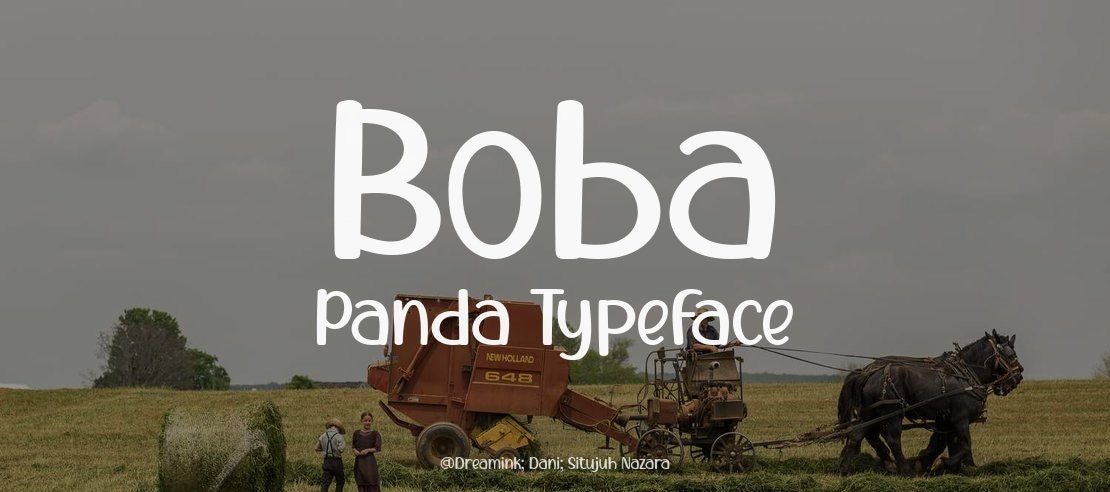 Boba Panda Font