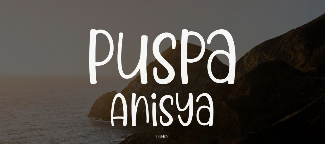 Puspa Anisya Font Family