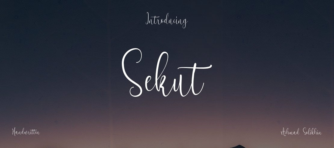 Sekut Font