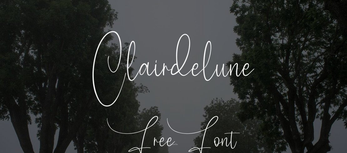 Clairdelune Free Font