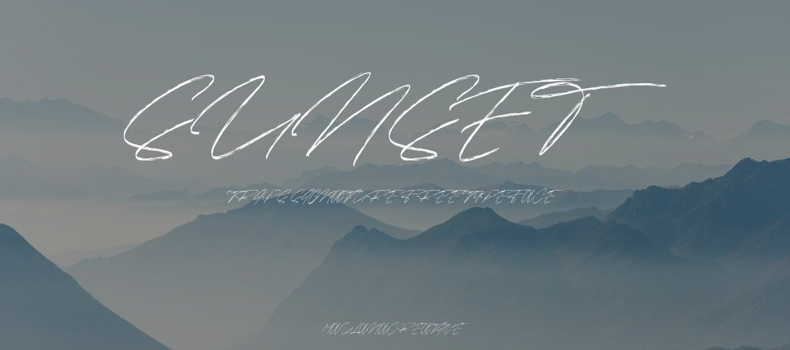 Sunset Trips Signature Free Font