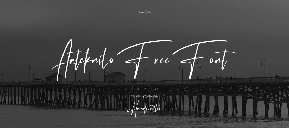 Arteknilo Free Font