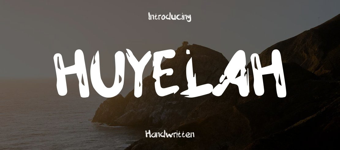 HUYELAH Font