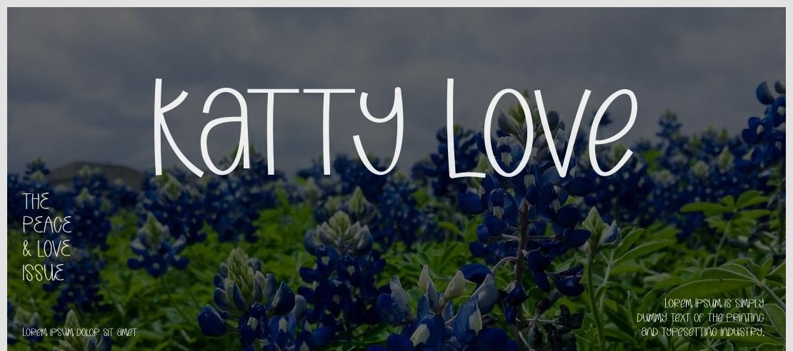 Katty Love Font