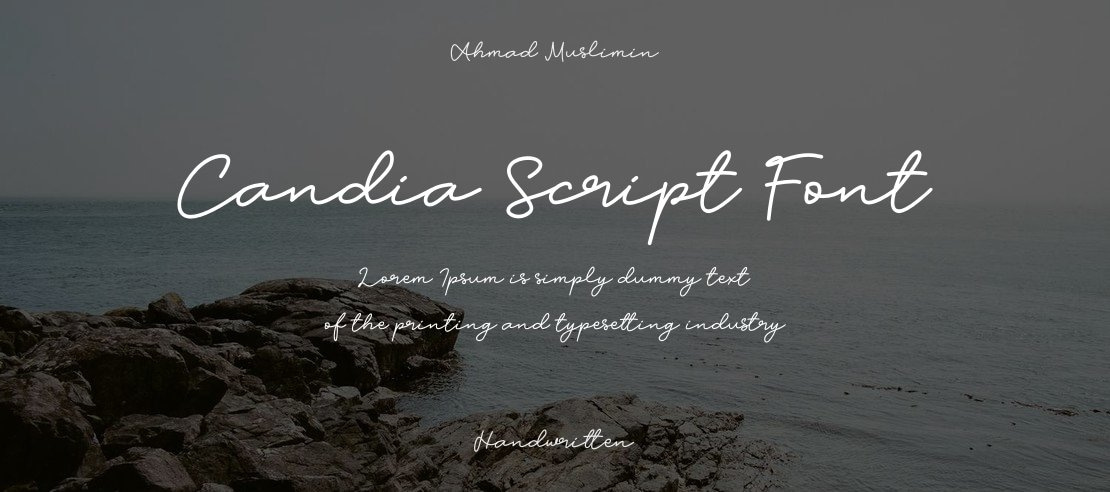 Candia Script Font