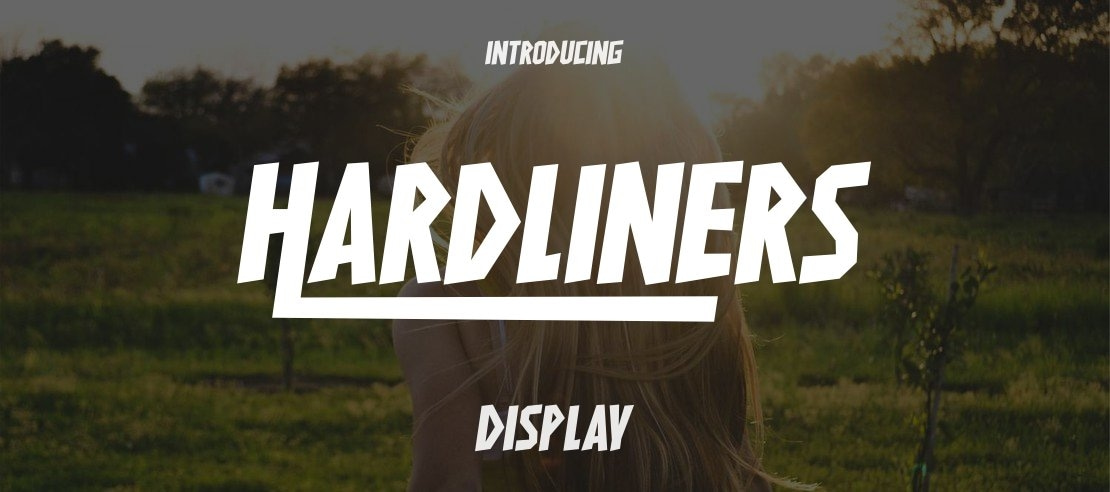 HARDLINERS Font