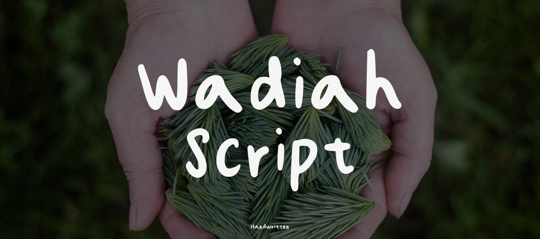 Wadiah Script Font