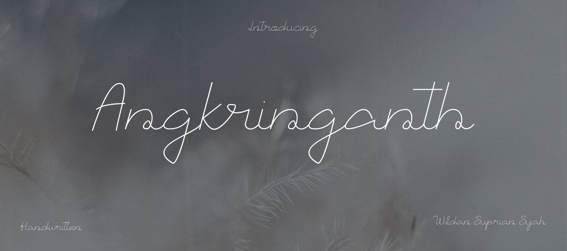 Angkringanth Font