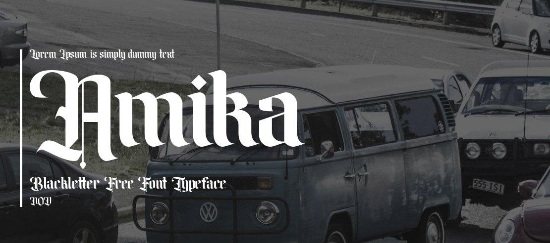 Amika Blackletter Free Font