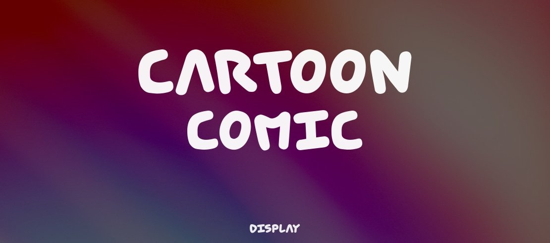 Cartoon Comic Font Family