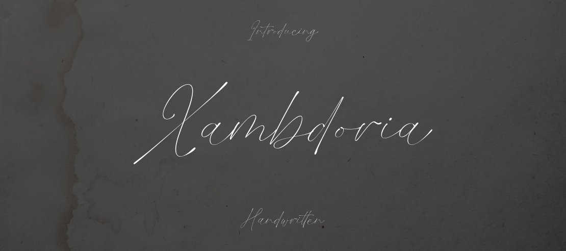 Xambdoria Font