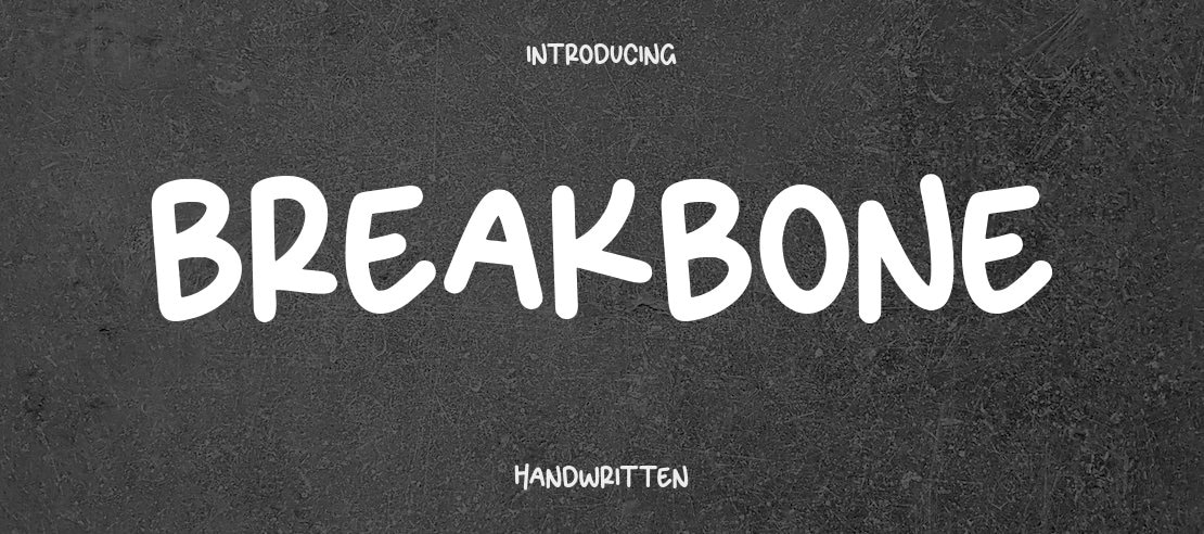 BREAKBONE Font