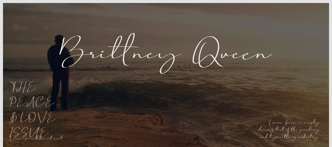 Brittney Queen Font