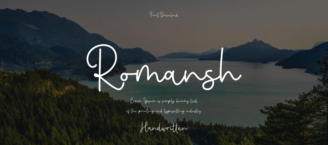 Romansh Font