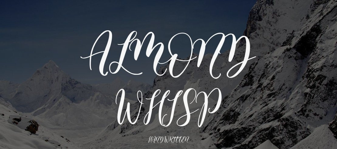 almond whisp Font