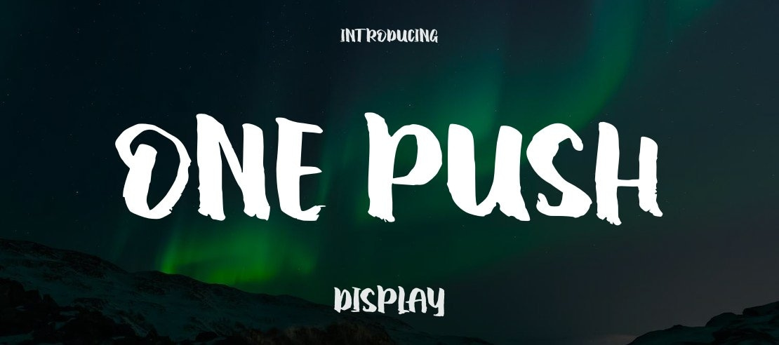 One Push Font