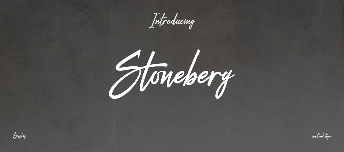 Stoneberg Font