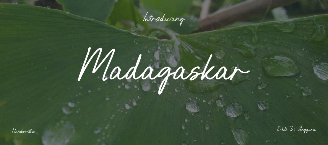 Madagaskar Font