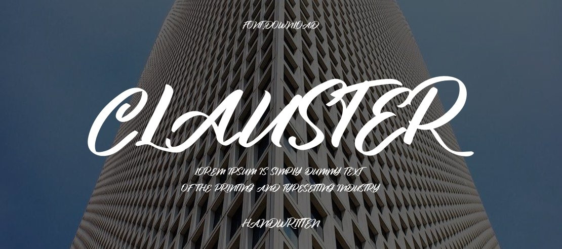 Clauster Font Family