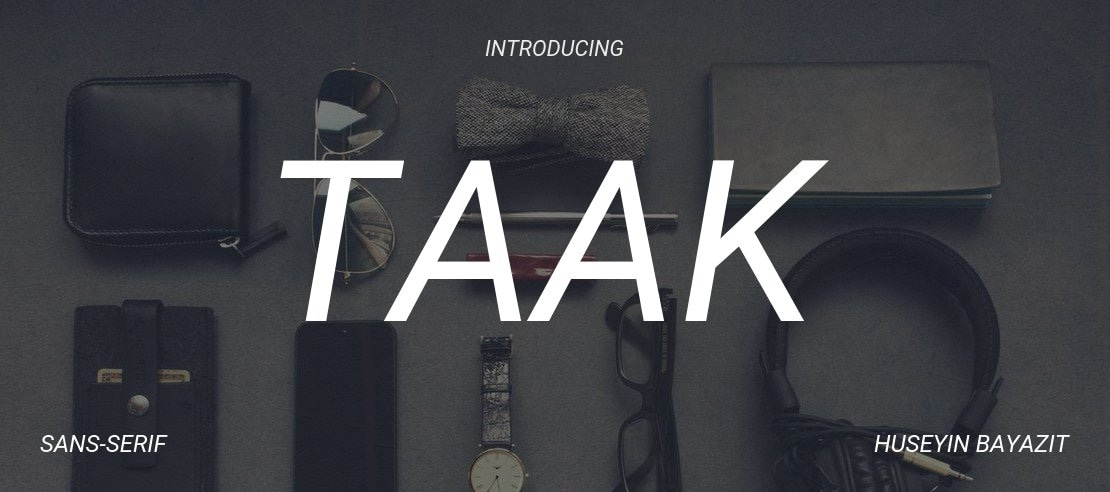 TAAK Font Family