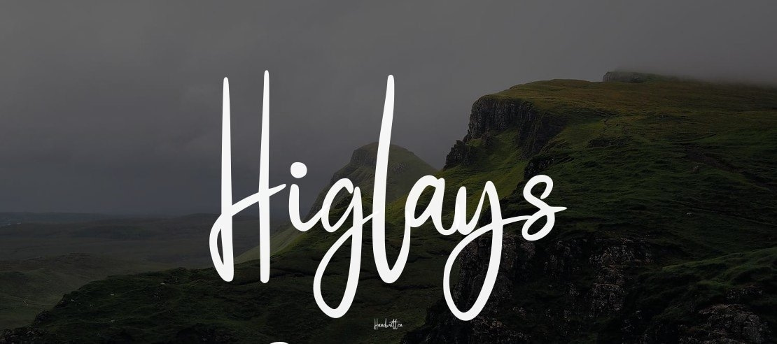 Higlays FREE Font